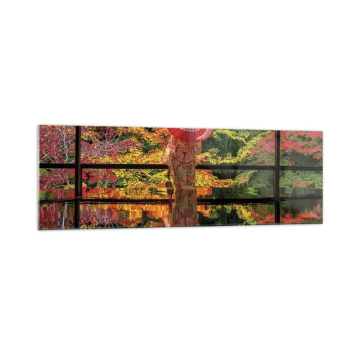Tablou pe sticlă - În templul naturii - 160x50 cm