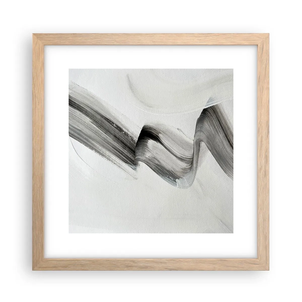 Poster în ramă de stejar deschis - Doar pentru distracție - 30x30 cm