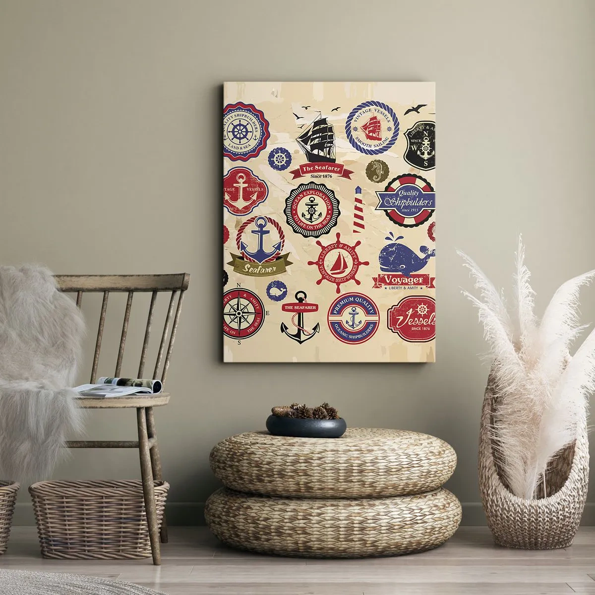 Tablou pe pânză - Frăția navigării - 45x80 cm