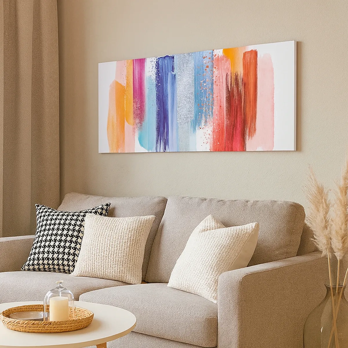 Tablou pe pânză - Sus și jos  - 30x30 cm