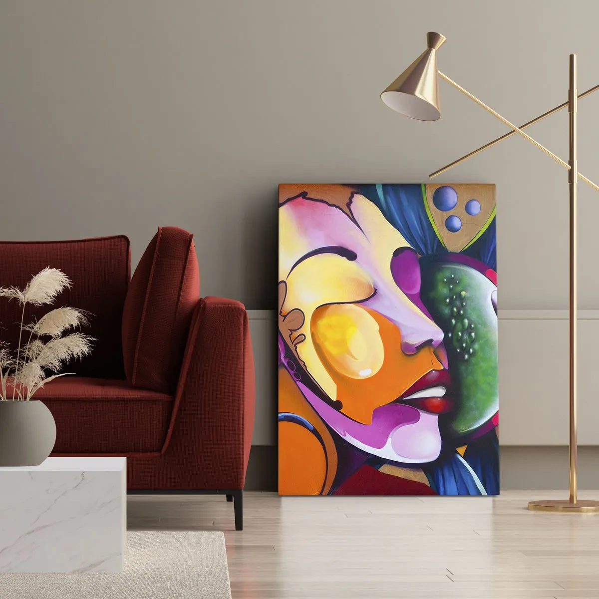 Tablou pe pânză - Atingere de culoare - 70x100 cm