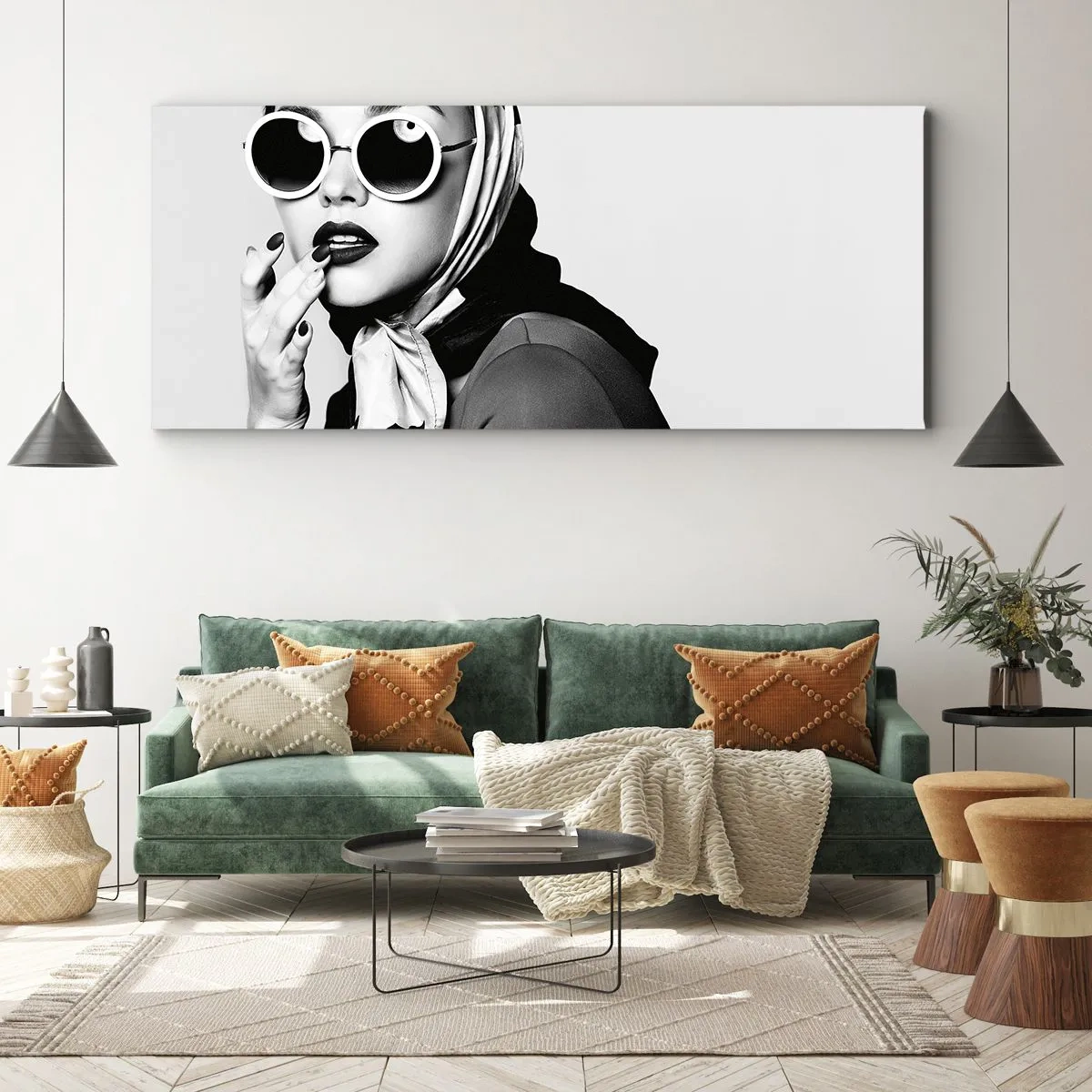 Tablou pe pânză - Salutări din anii `60. - 100x40 cm