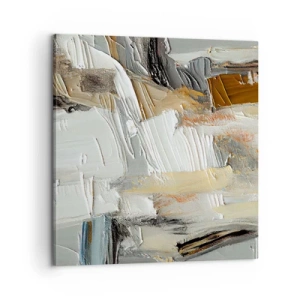 Tablou pe pânză - Stratificare colorată - 60x60 cm