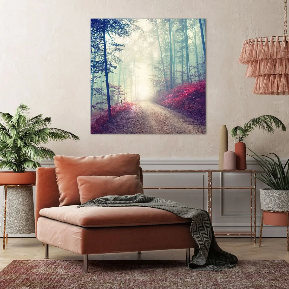 Tablou pe pânză - Ce bine e să te trezești în zori de ziuă - 40x40 cm