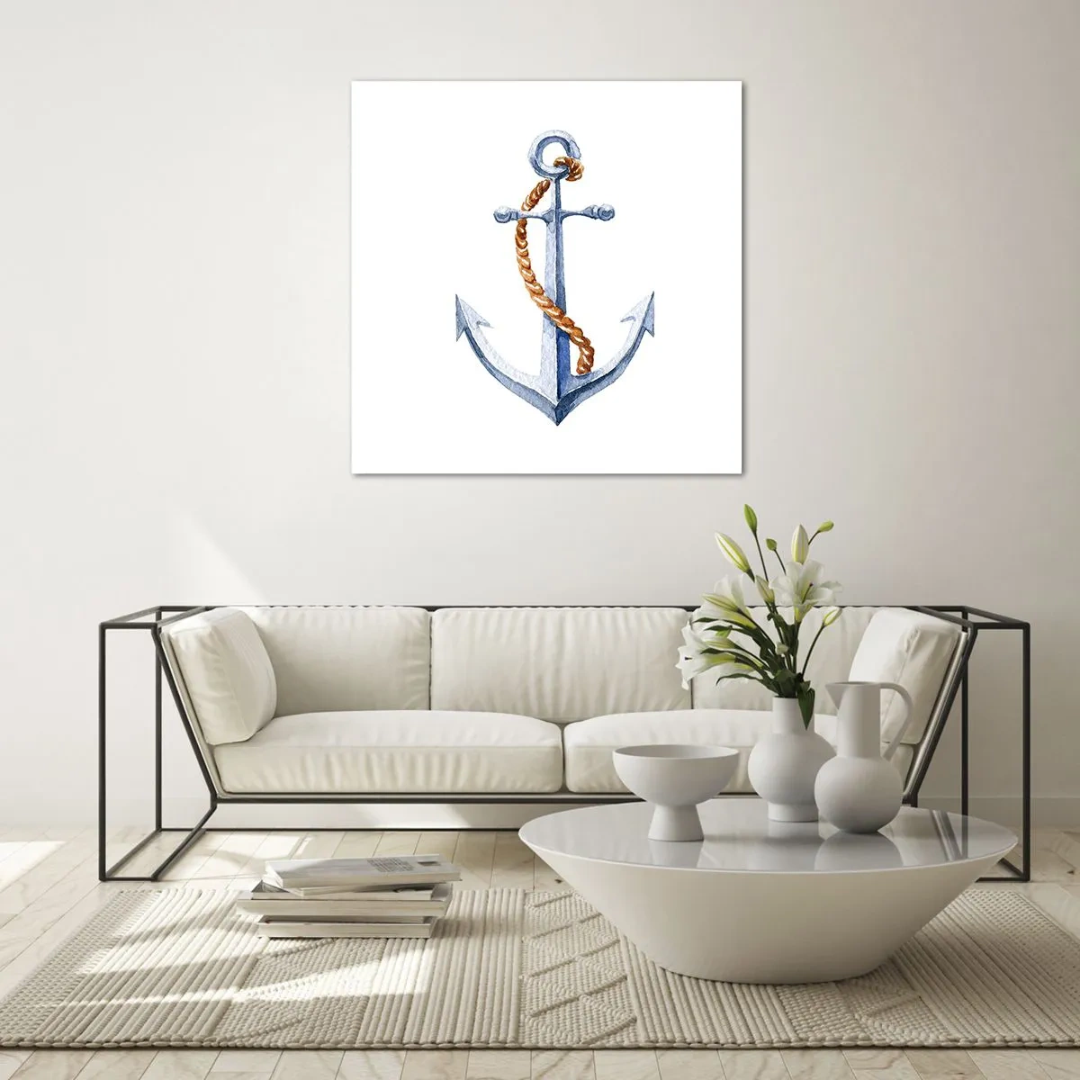 Tablou pe sticlă - Ahoy aventura! - 30x30 cm