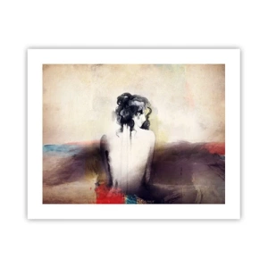 Poster - Linii moi, forme ovale - 50x40 cm