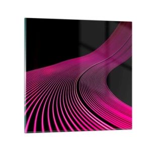Tablou pe sticlă - Bulevardul de lumină - 30x30 cm