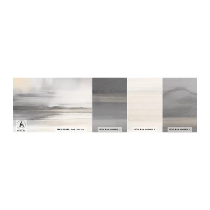 Mostră tapet autocolant Deluxe Sticker - Gândul îndepărtat - Luminos, Bucată, Abstracția - 100x30 cm
