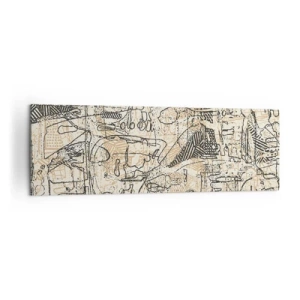 Tablou pe pânză - Așteaptă să fie descifrat - 160x50 cm