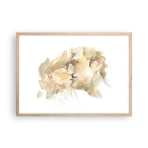 Poster în ramă de stejar deschis - Jumătatea găsită? - 70x50 cm