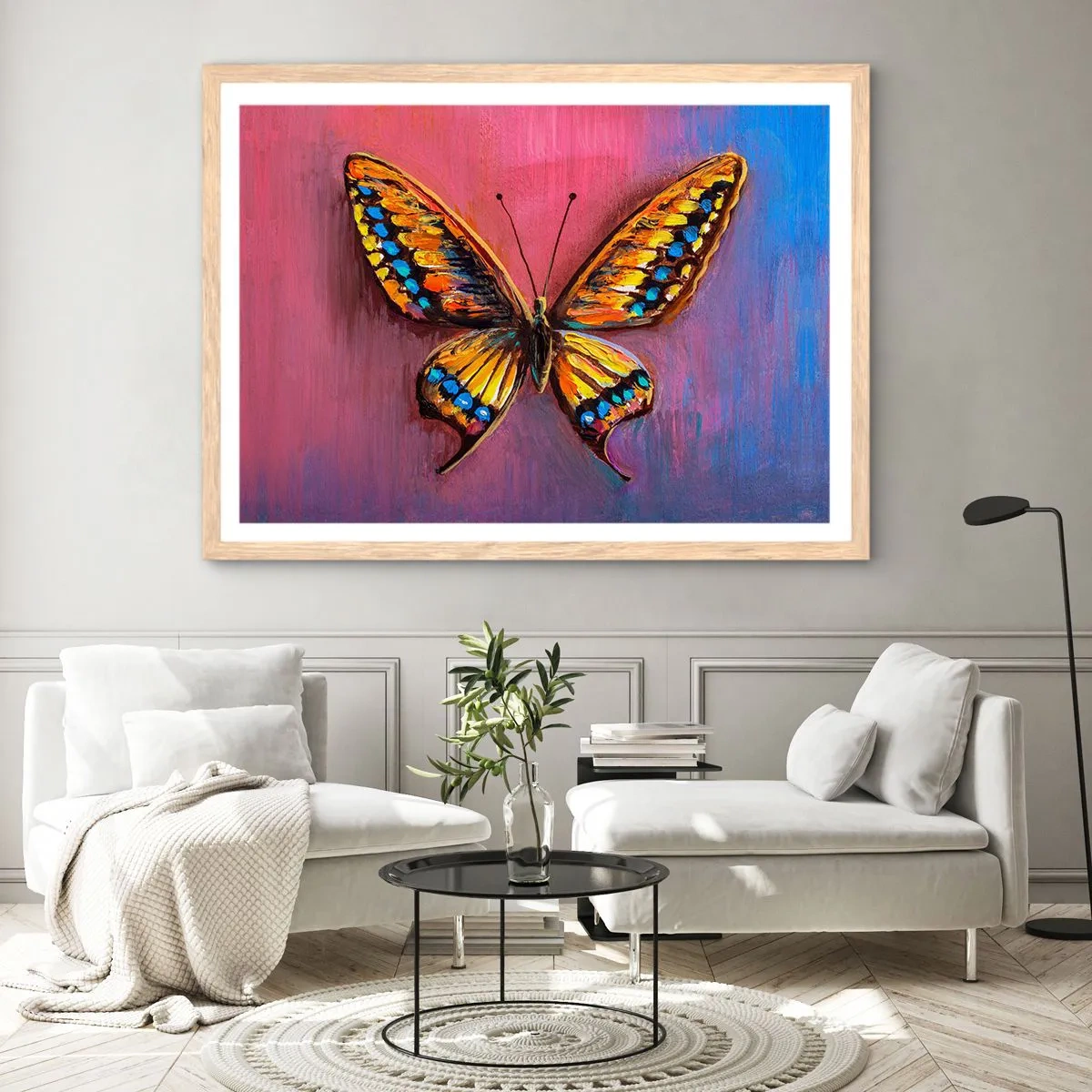 Poster în ramă de stejar deschis - O bijuterie a naturii - 70x50 cm