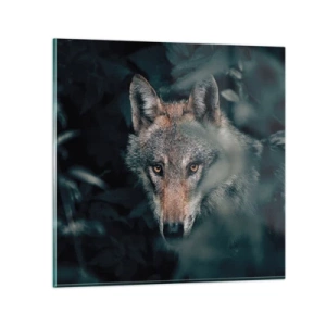 Tablou pe sticlă - Vânător - 30x30 cm