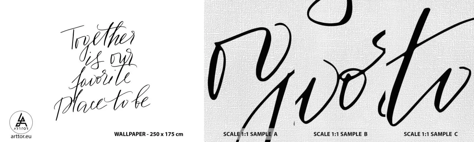Mostră tapet Premium Canvas - O simți și tu? - Tipografie, Afirmare, Maxim - 100x30 cm