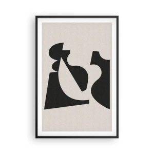 Poster în ramă neagră - Pentru autoasamblare - 61x91 cm