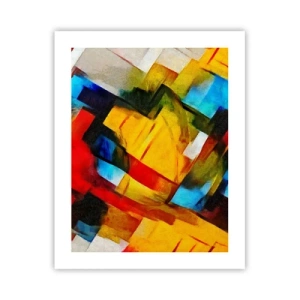 Poster - Sandviș multicolor - 40x50 cm