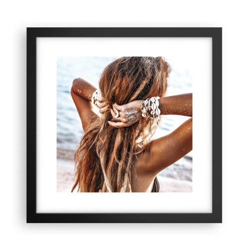 Poster în ramă neagră - Sora apei și a soarelui - 30x30 cm