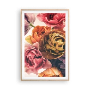 Poster în ramă de stejar deschis - Sărbătorirea vieții - 61x91 cm