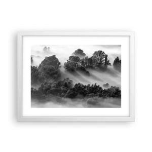 Poster în ramă albă - Trezindu-se din somn - 40x30 cm