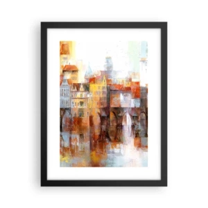 Poster în ramă neagră - Frumos și sub pod - 30x40 cm