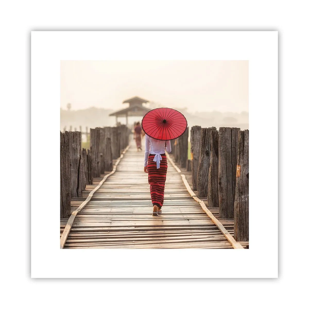 Poster - Pe podul vechi - 30x30 cm