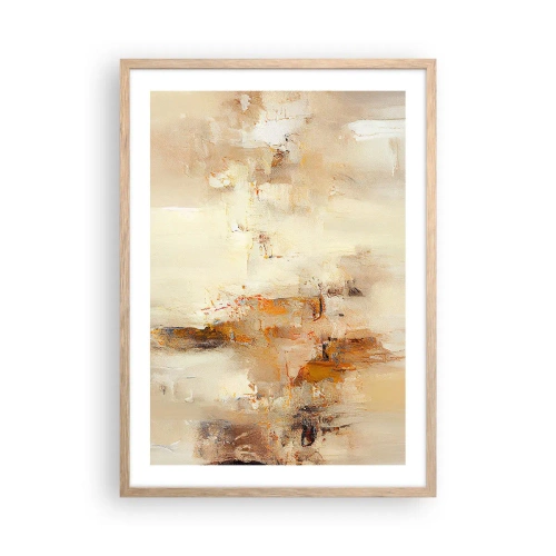 Poster în ramă de stejar deschis - Sufletul de chihlimbar - 50x70 cm