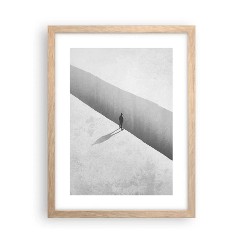 Poster în ramă de stejar deschis - Obiectiv clar - 30x40 cm