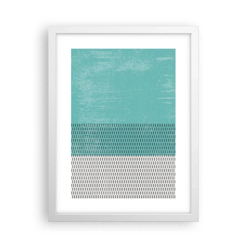 Poster în ramă albă - Compoziție echilibrată - 30x40 cm