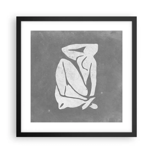 Poster în ramă neagră - În reverie - 40x40 cm