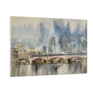 Tablou pe sticlă - Londra în toată splendoarea ei - 120x80 cm