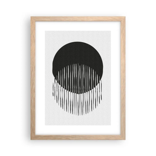 Poster în ramă de stejar deschis - Alter ego-ul său - 30x40 cm