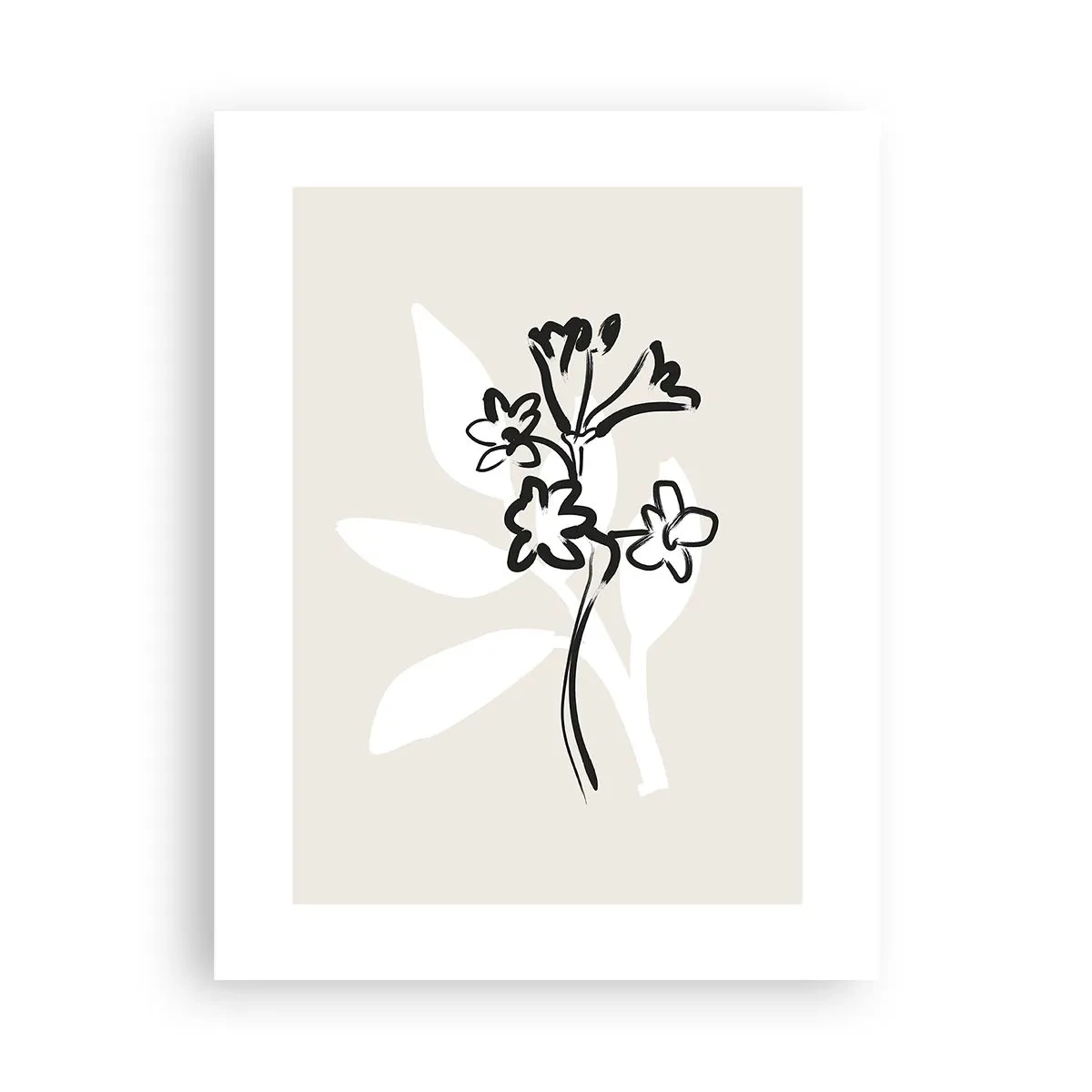 Poster - Schiță pentru ierbar - 30x40 cm