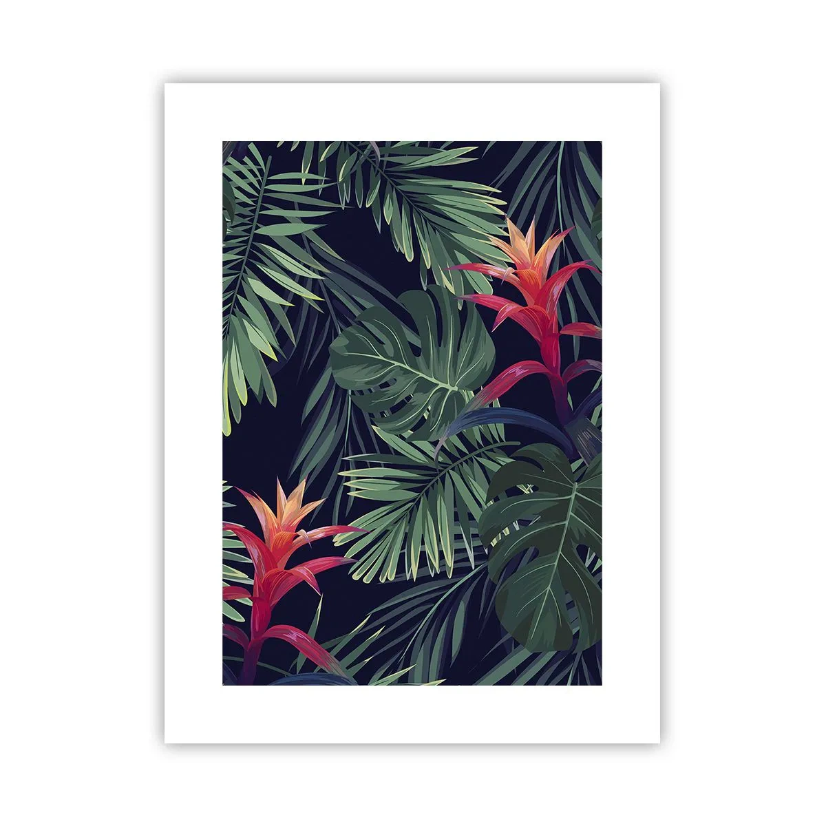Poster - Flacăra verde - 30x40 cm