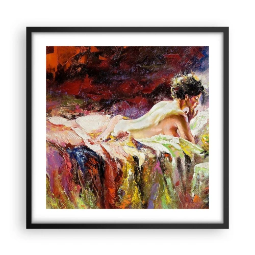 Poster în ramă neagră - Venus în gând - 50x50 cm