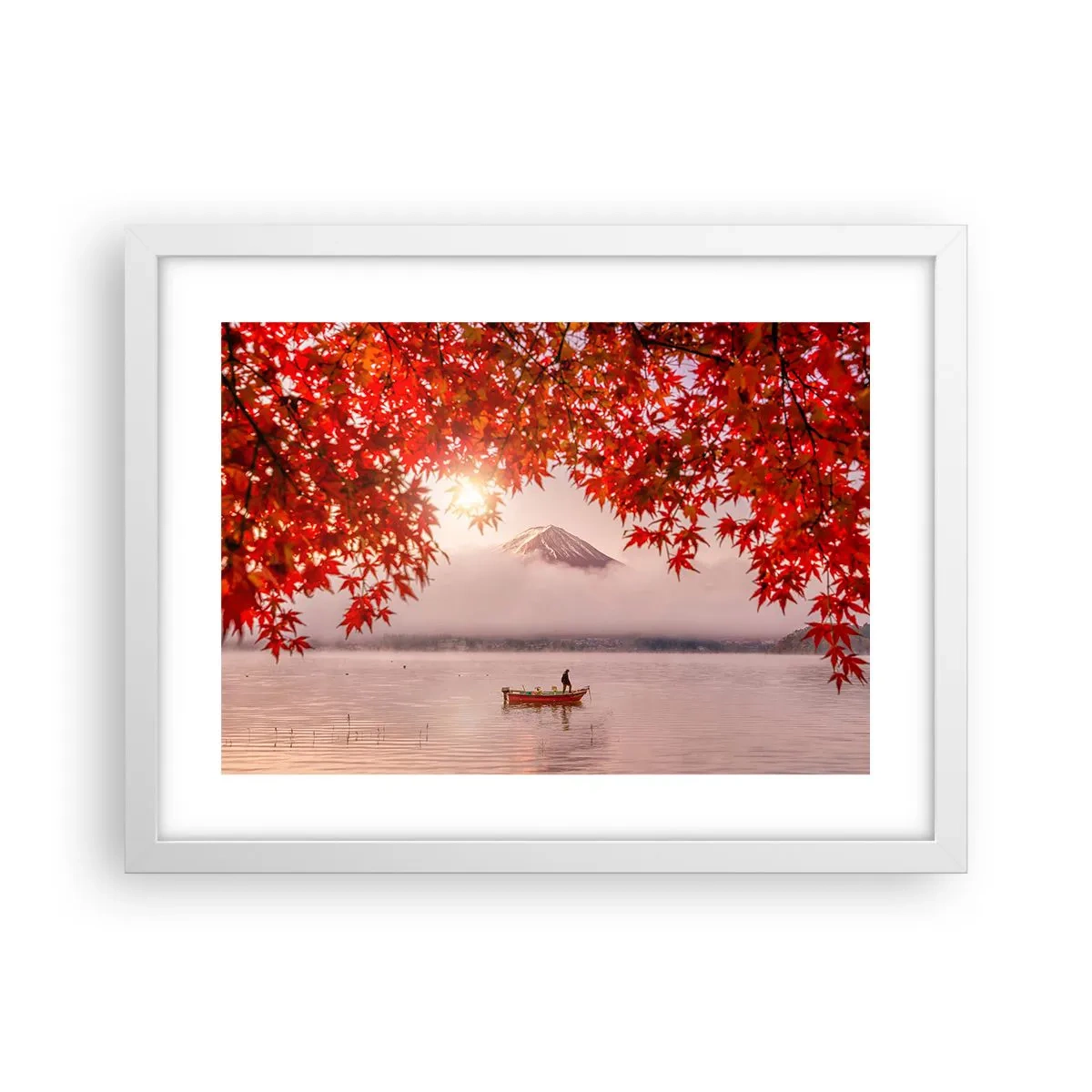 Poster în ramă albă - În stil japonez - 40x30 cm