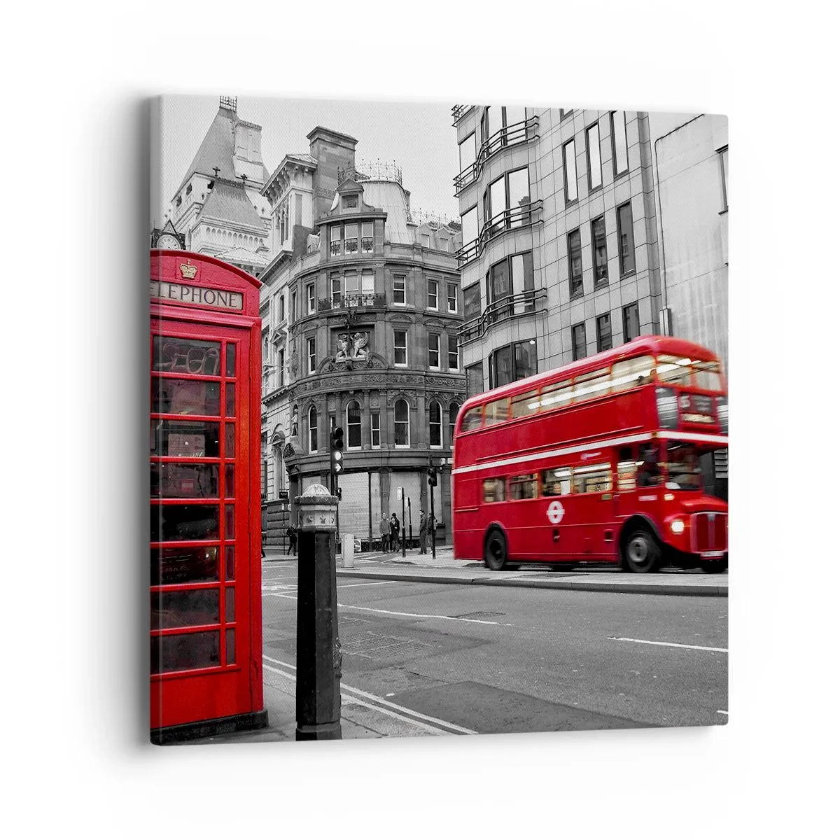 Tablou pe pânză - Cea mai roșie din Europa - 40x40 cm