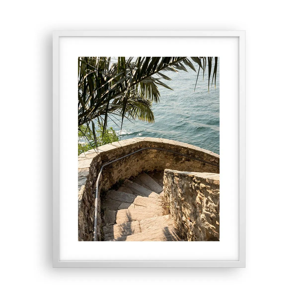 Poster în ramă albă - Sub soarele Italiei - 40x50 cm