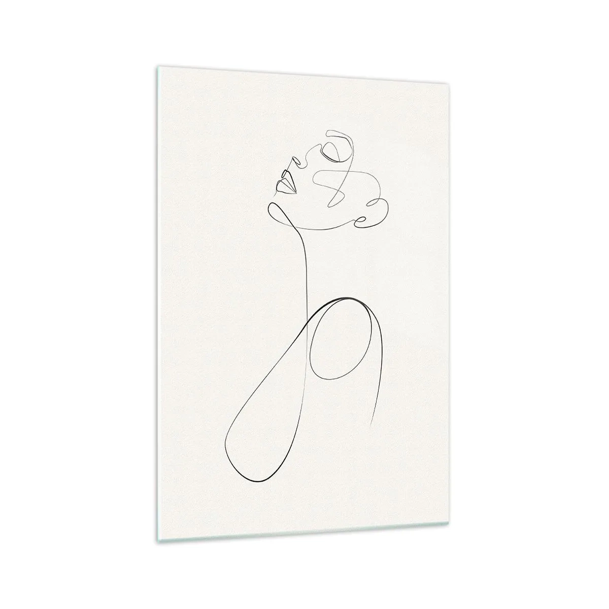 Tablou pe sticlă - Încâlcită în vise - 70x100 cm