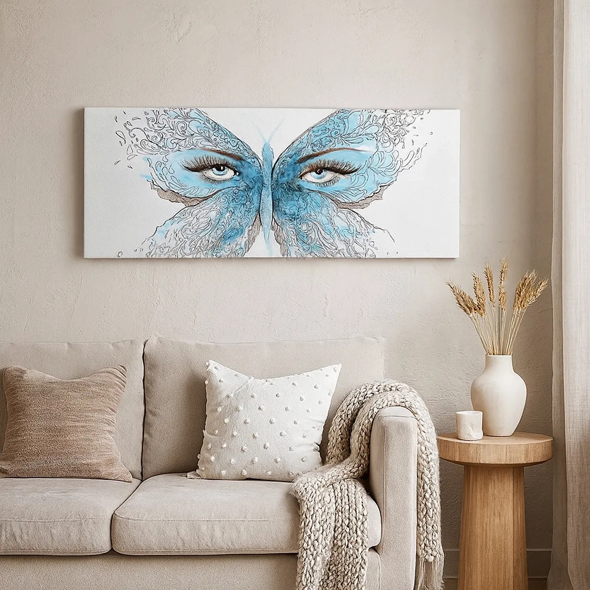 Tablou pe pânză - Polyommatus eros - 30x30 cm