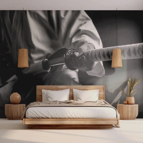 Tapet Standard Eco - Sufletul unui războinic - sabie de samurai, Japonia, Arte martiale - 400x280 cm