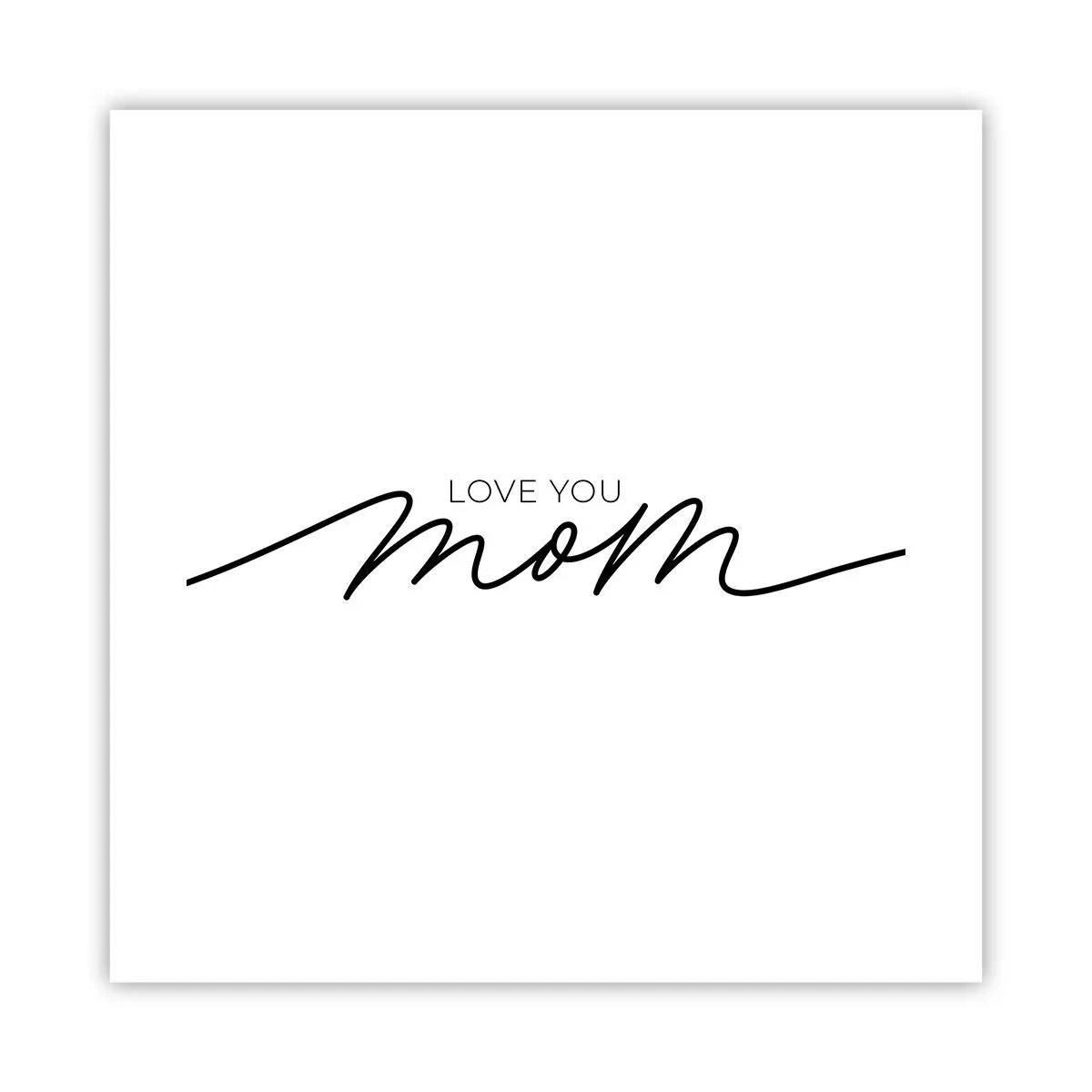 Poster - Mare emoție - 40x40 cm