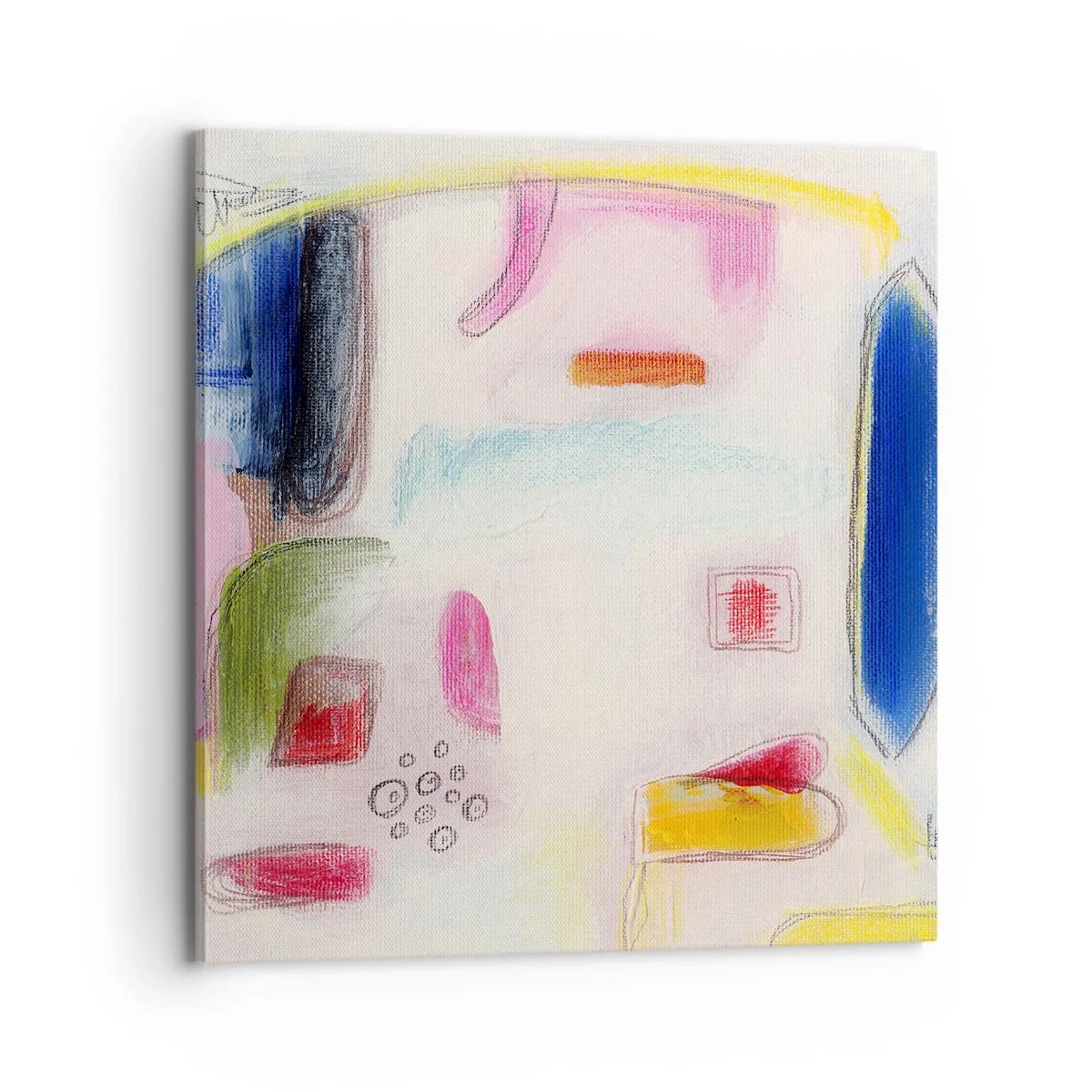 Tablou pe pânză - Mai mult convexă decât concavă sau plată - 70x70 cm