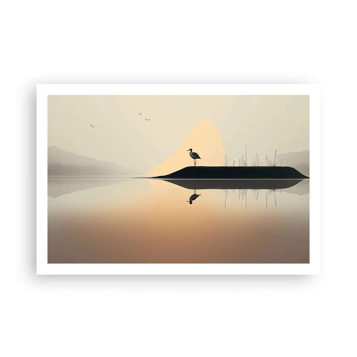 Poster - Domn pe lac - 91x61 cm