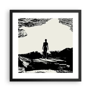 Poster în ramă neagră - O nouă înfățișare - 40x40 cm
