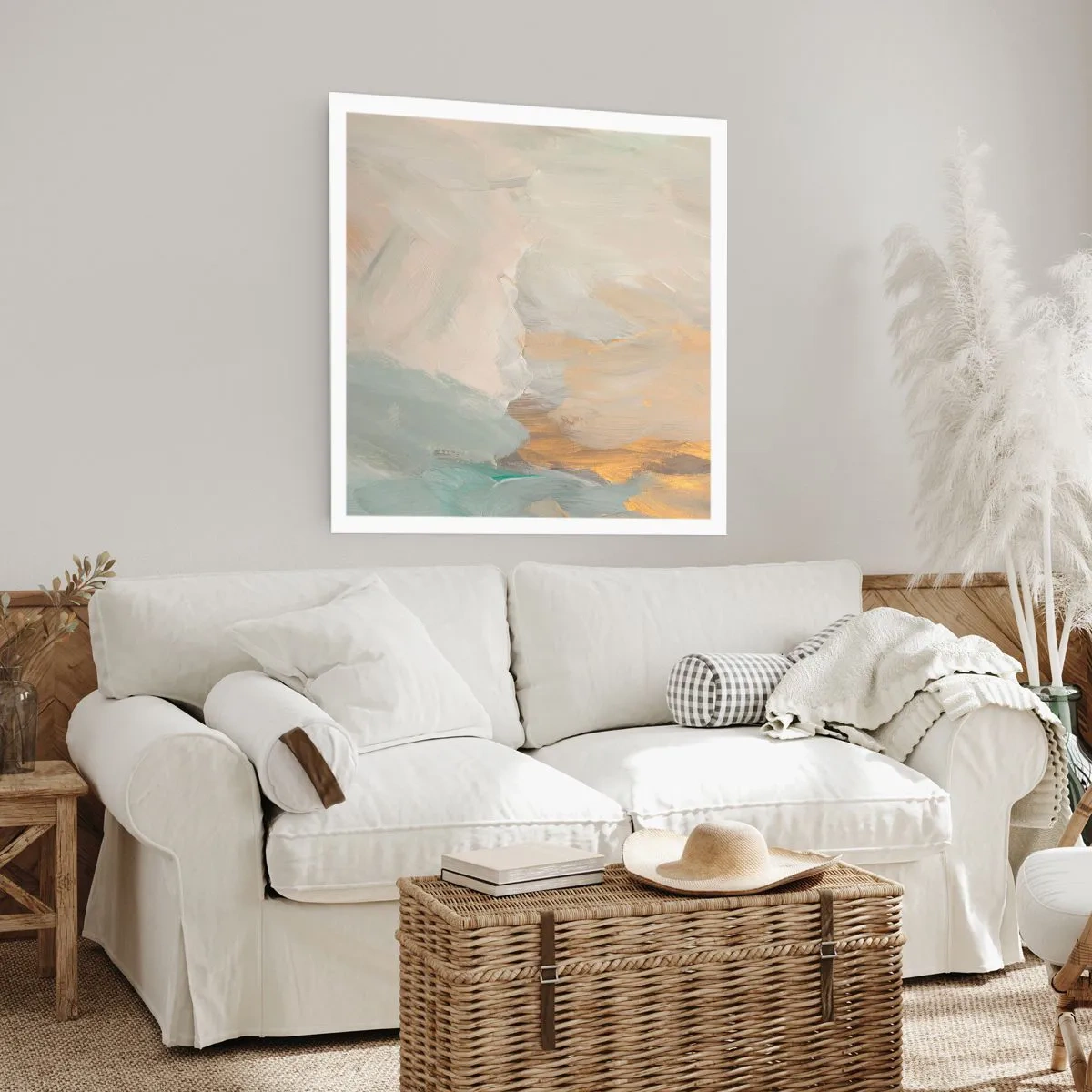 Poster - Abstracție - lumea blândeții - 30x30 cm