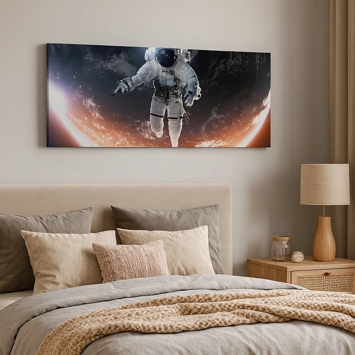 Tablou pe pânză - Pot să mai stau un pic? - 30x30 cm