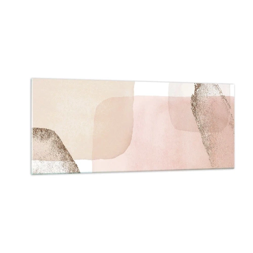 Tablou pe sticlă - O privire prin culoare - 100x40 cm