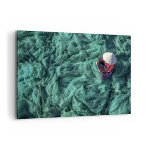 Tablou pe pânză - Într-o mare de rețea - 100x70 cm