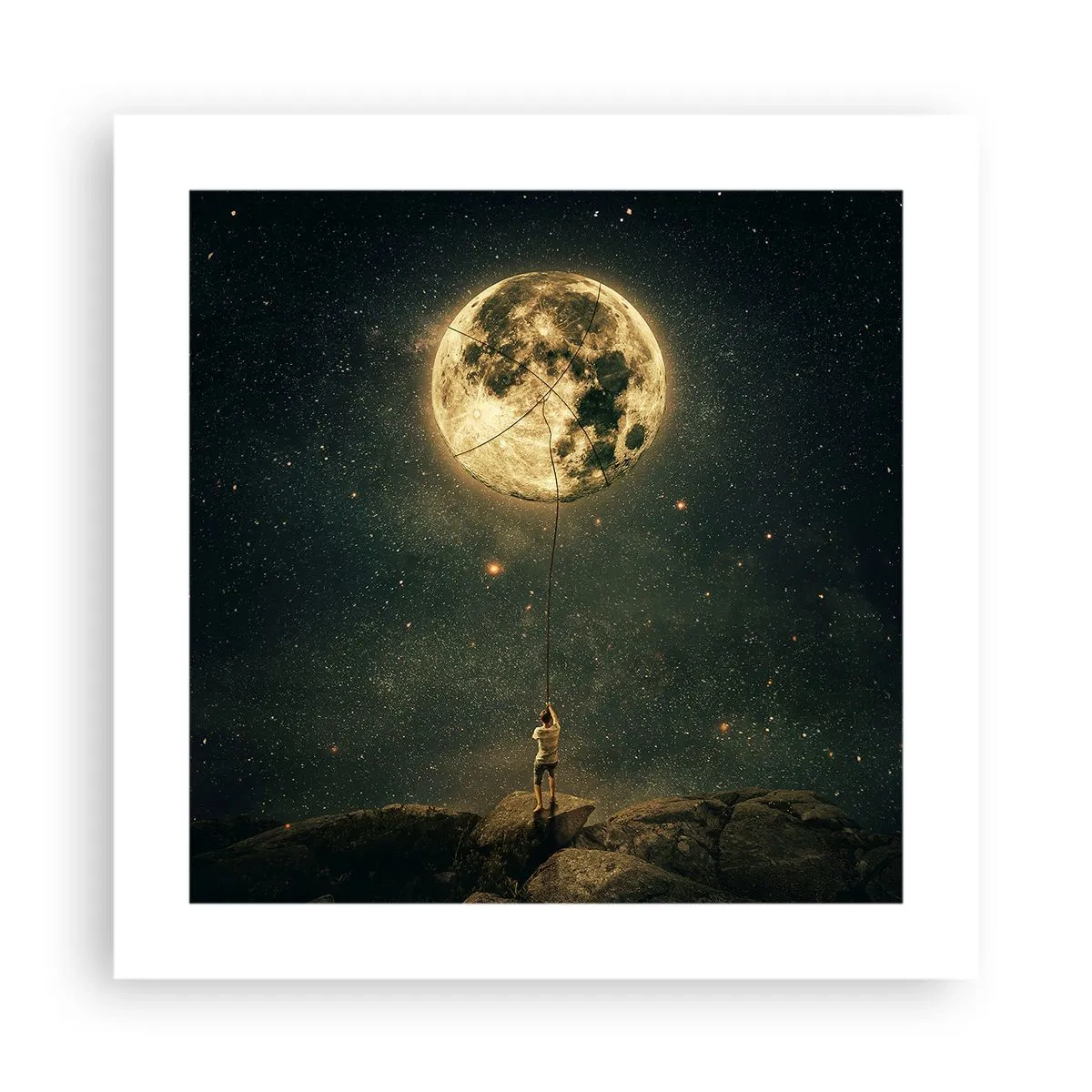 Poster - Cel care a furat Luna - 40x40 cm