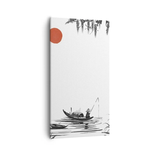 Tablou pe pânză - O după-amiază asiatică - 55x100 cm