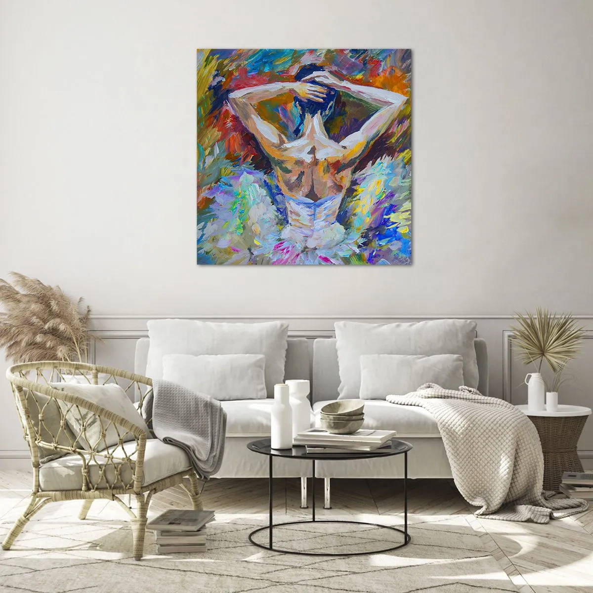 Tablou pe sticlă - Ar putea fi orice - 40x40 cm